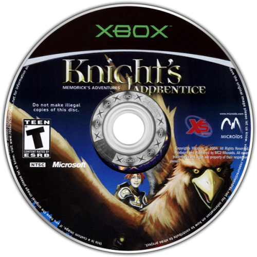 Knight's Apprentice - Memorick's Adventures (USA) Game Disc